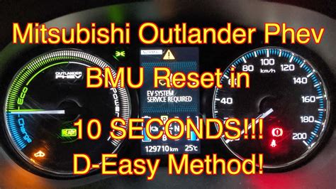  Official fix for the MY201920 BMU bug Summary Soft-launch, not yet a campaignso you need to ask for it. . Mitsubishi outlander phev bmu reset